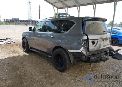 2022 Nissan Armada Sv 4Wd from USA, damaged, VIN JN8AY2ADXN9676604